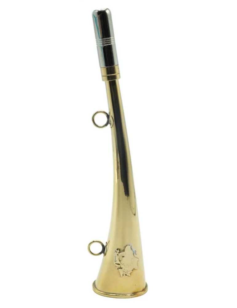 Corne d'appel Januel en laiton de 25cm décor sanglier - Natusport