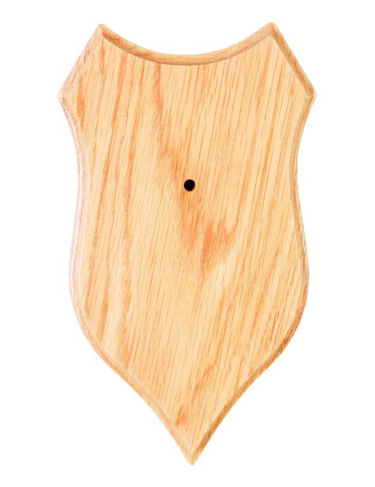 Écusson en chêne clair Januel pour chevreuil 21x13cm - Natusport