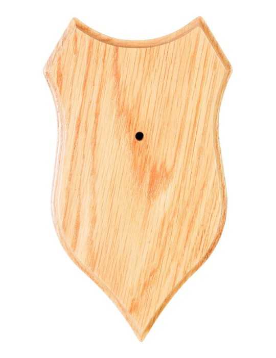 Écusson en chêne clair Januel pour chevreuil 21x13cm - Natusport