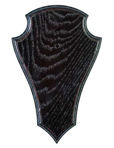 Écusson en chêne foncé Januel pour chevreuil 23x15cm - Natusport