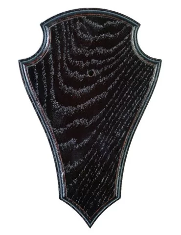 Écusson en chêne foncé Januel pour chevreuil 23x15cm - Natusport