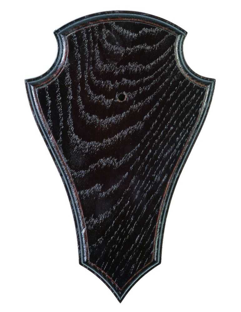 Écusson en chêne foncé Januel pour chevreuil 23x15cm - Natusport