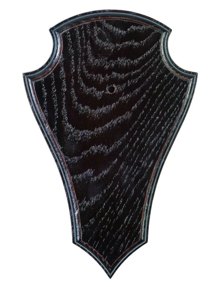Écusson en chêne foncé Januel pour chevreuil 23x15cm - Natusport