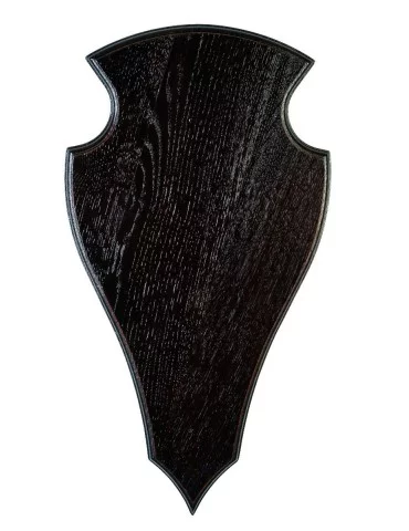 Écusson en chêne foncé Januel pour cerf de 45x24cm - Natusport
