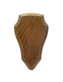 Écusson en chêne doré Januel pour chevreuil de 20x12cm - Natusport