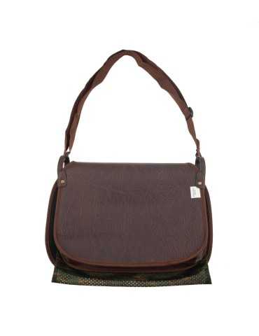 Carnier toile enduite Januel 1 poche 1 filet - Natusport 2