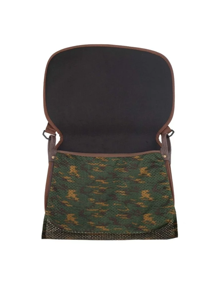 Carnier toile enduite Januel 1 poche 1 filet - Natusport