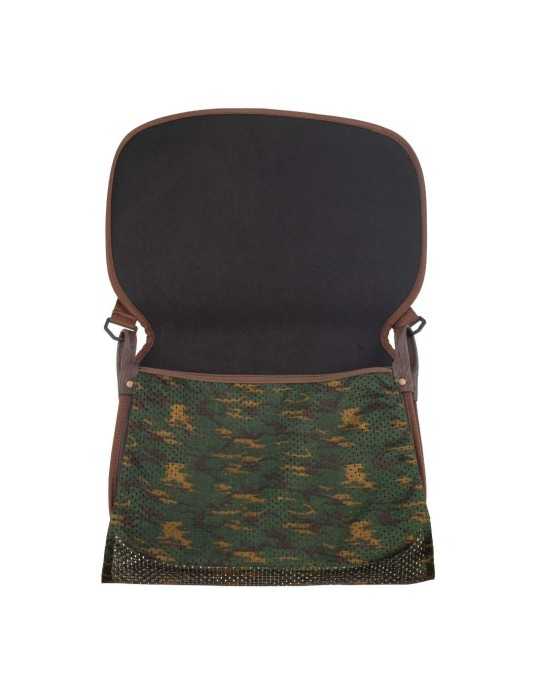 Carnier toile enduite Januel 1 poche 1 filet - Natusport