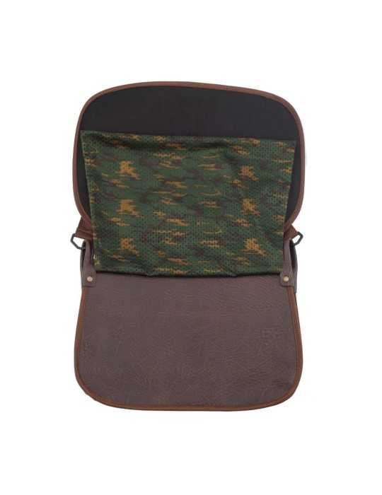 Carnier toile enduite Januel 1 poche 1 filet - Natusport