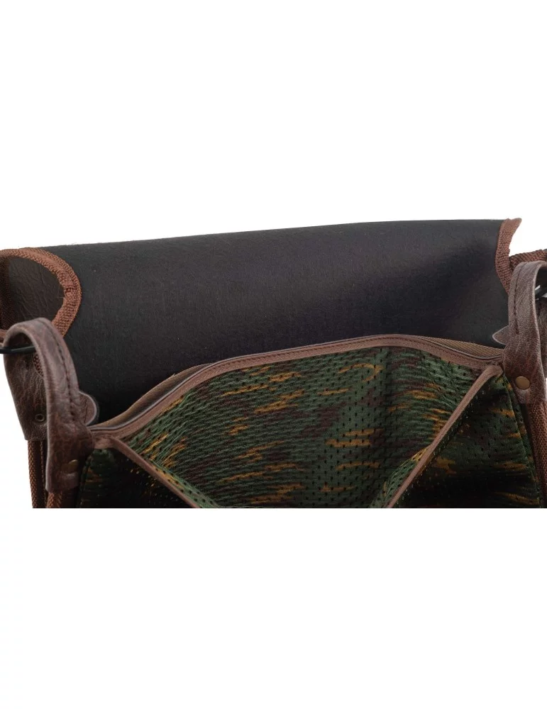 Carnier toile enduite Januel 1 poche 1 filet - Natusport