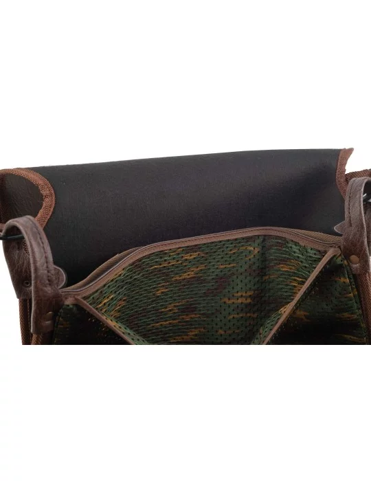 Carnier toile enduite Januel 1 poche 1 filet - Natusport