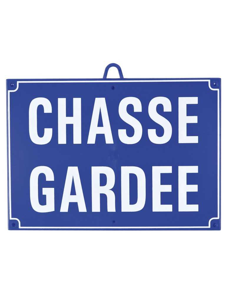 Panneau chasse gardée bleu Januel - Natusport
