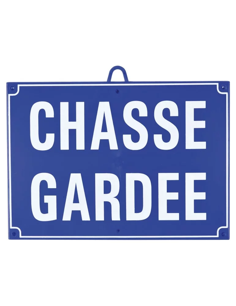 Panneau chasse gardée bleu Januel - Natusport