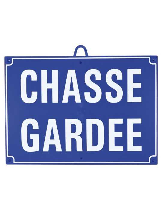 Panneau chasse gardée bleu Januel - Natusport