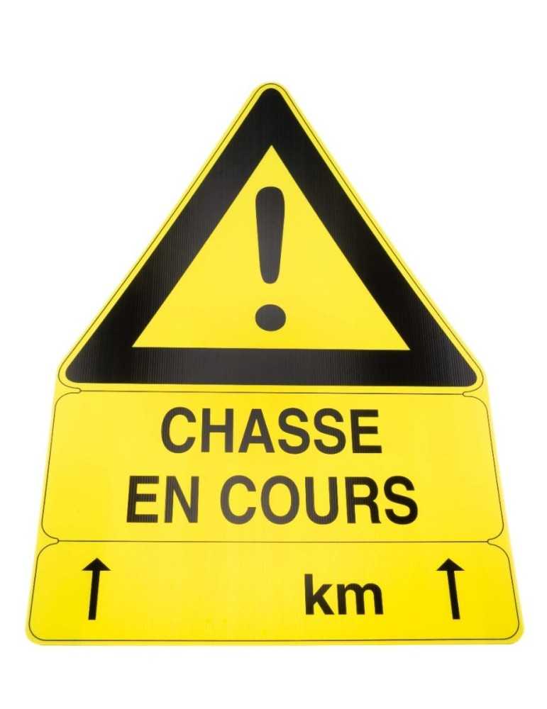 Panneau chasse en cours aky triangulaire Januel - Natusport