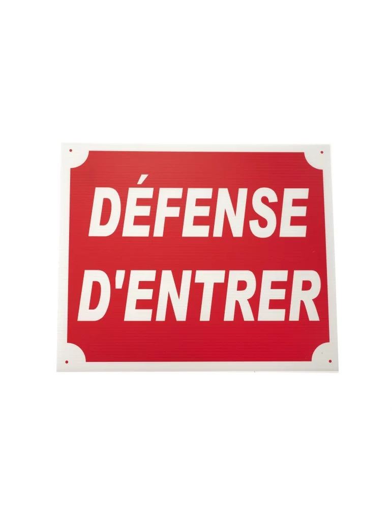 Panneau défense d'entrer en polypropylène Januel - Natusport