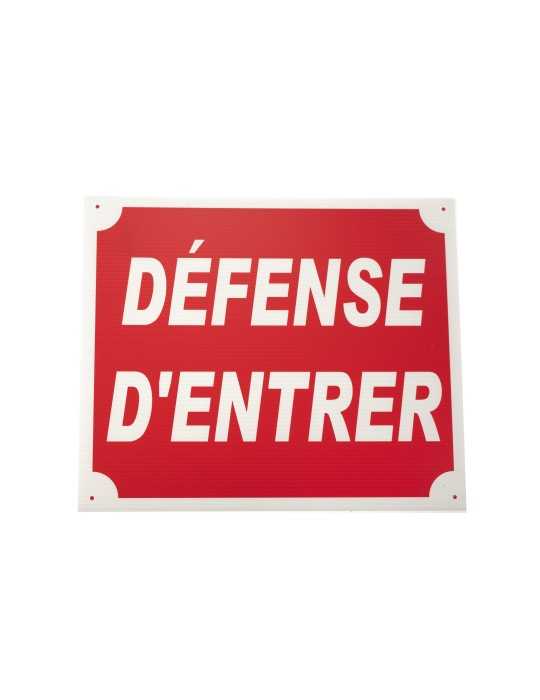 Panneau défense d'entrer en polypropylène Januel - Natusport