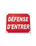 Panneau défense d'entrer en polypropylène Januel - Natusport