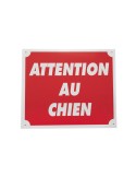 Panneau attention au chien en aluminium Januel - Natusport