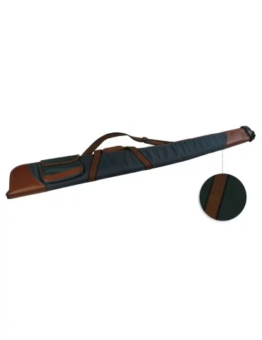 Fourreau fusil vert/marron de 135cm Januel avec poche - Natusport