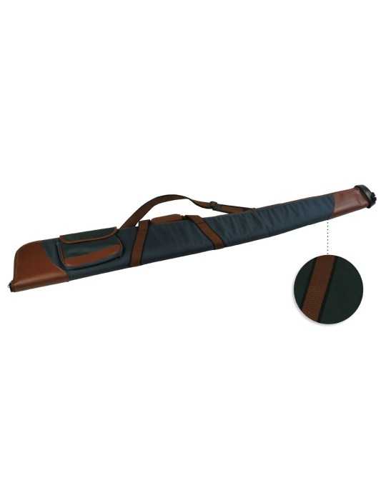 Fourreau fusil vert/marron de 135cm Januel avec poche - Natusport