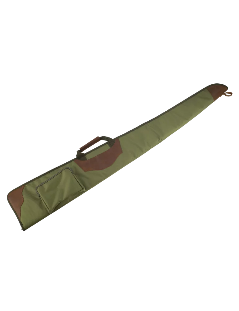 Étui pour fusil combe de 130cm vert Januel avec poches - Natusport