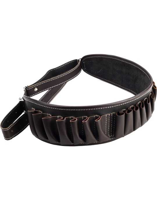 Cartouchière en croûte de cuir grasse Januel - Natusport