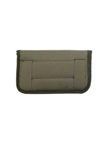 Pochette à balle Genet en toile verte 10 tubes Januel écusson sanglier