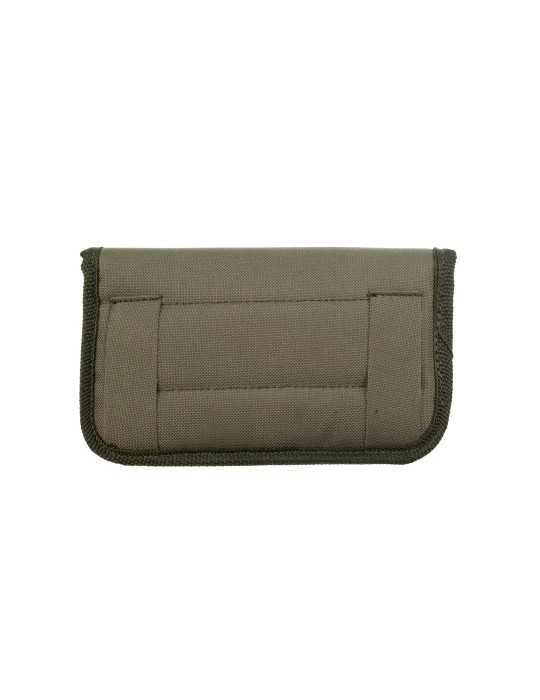 Pochette à balle Genet en toile verte 10 tubes Januel écusson sanglier
