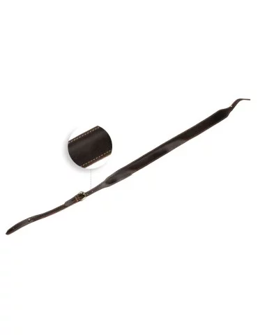 Bretelle en croute grasse cousue Januel pour carabine - Natusport 2