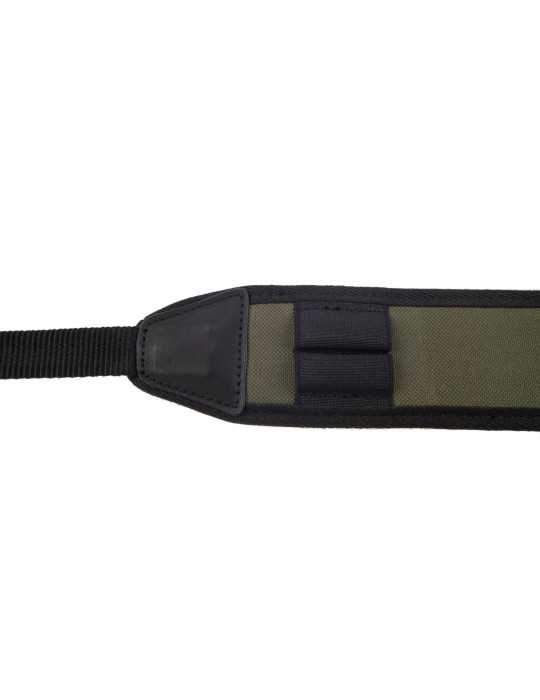 Bretelle pour carabine en néoprène vert Januel - Natusport