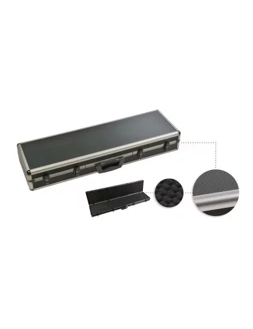 Mallette en aluminium fumé pour fusil Januel - Natusport 2