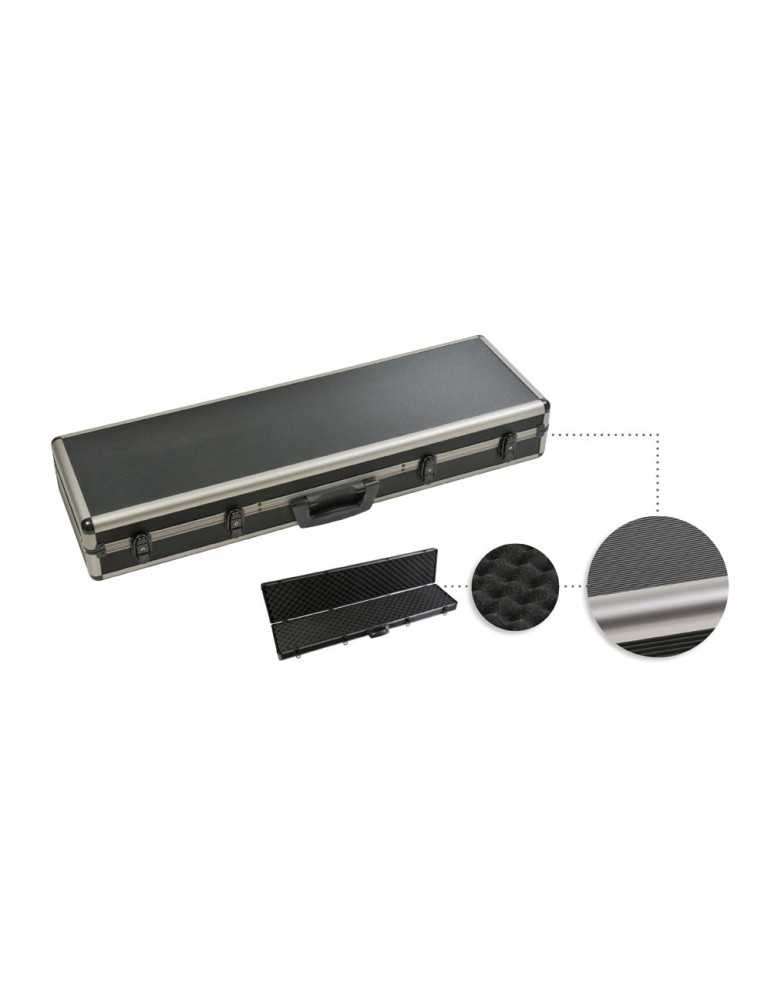 Mallette en aluminium fumé pour fusil Januel - Natusport