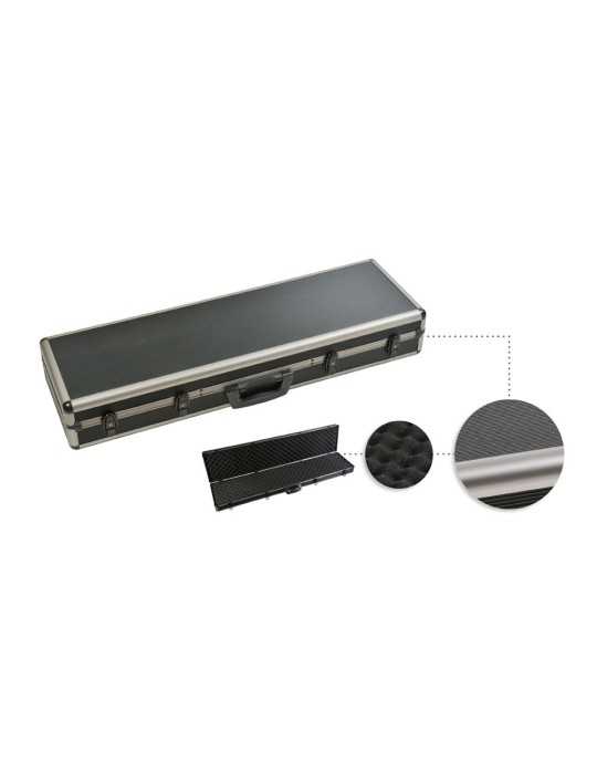 Mallette en aluminium fumé pour fusil Januel - Natusport