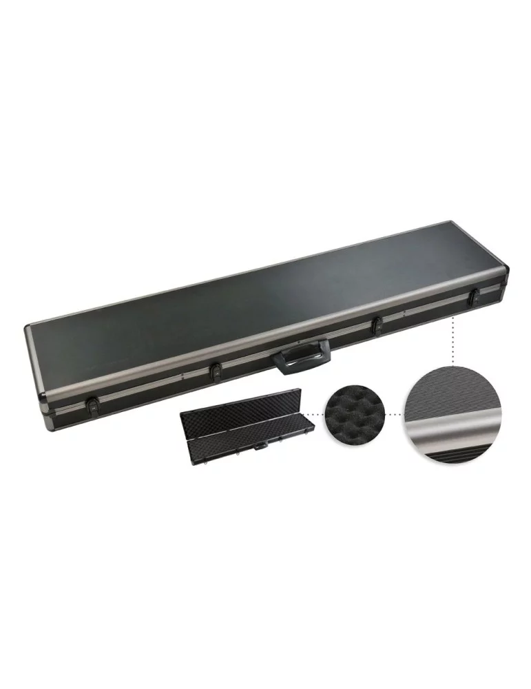 Mallette en alu fumé pour carabine Januel 111x26x10cm - Natusport