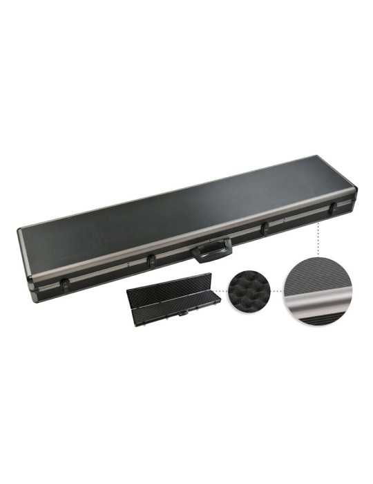 Mallette en alu fumé pour carabine Januel 111x26x10cm - Natusport