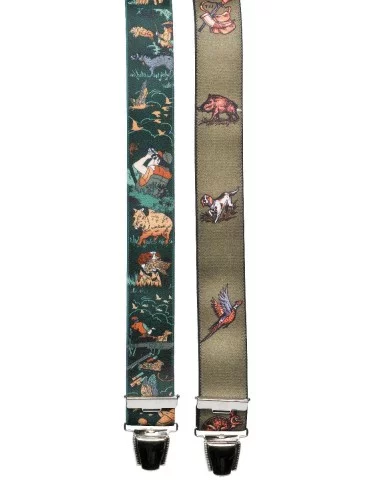 Bretelles élastique Januel avec des motifs chasse - Natusport