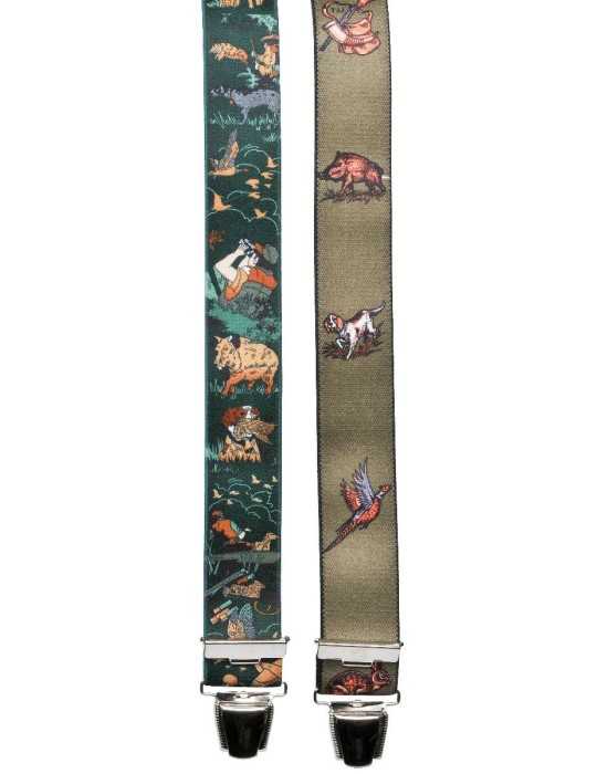 Bretelles élastique Januel avec des motifs chasse - Natusport