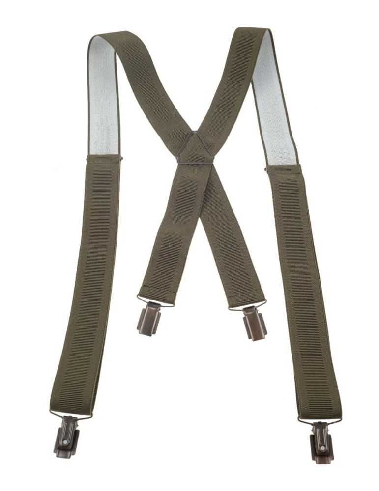 Bretelles 4 pinces Januel vert - Natusport