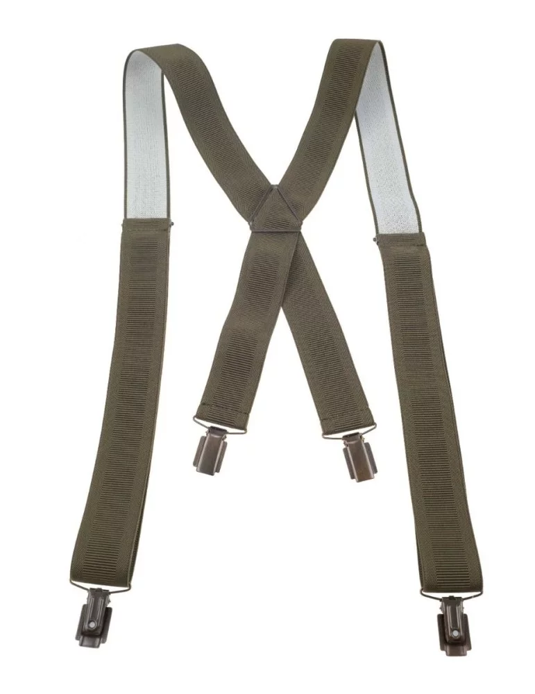 Bretelles 4 pinces Januel vert - Natusport