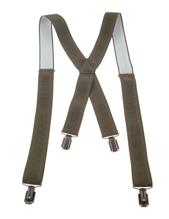 Bretelles 4 pinces Januel vert - Natusport