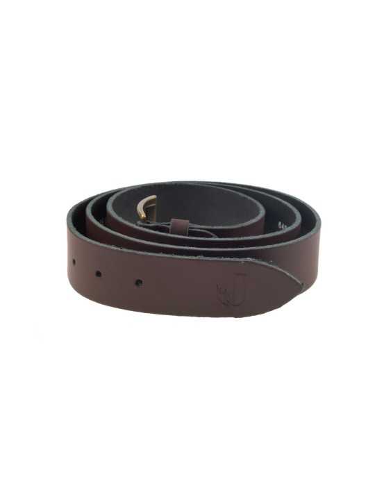 Ceinture en cuir Januel marron - Natusport