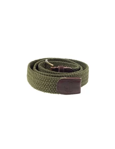 Ceinture en tresse élastique Januel vert - Natusport 2