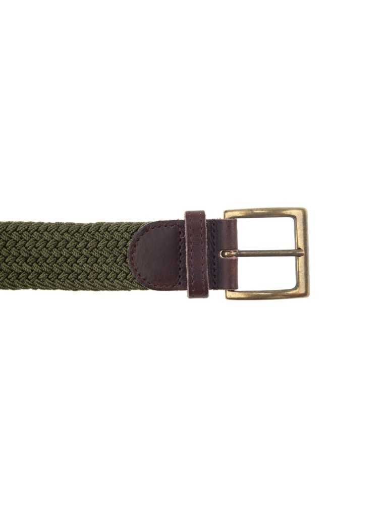 Ceinture en tresse élastique Januel vert - Natusport