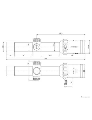 Lunette de tir Kahles K18i-2 1-8x24 pour la compétition - Natusport 2