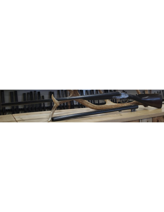 Guichard/Faure Juxtaposé en calibre 12/70 vendu avec un canon suplementaire