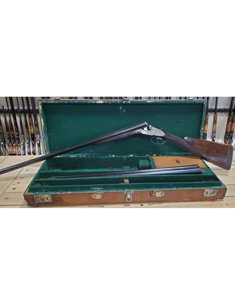 Guichard/Faure Juxtaposé en calibre 12/70 vendu avec un canon suplementaire