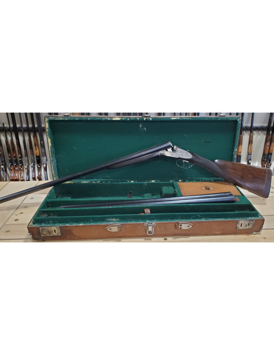 Guichard/Faure Juxtaposé en calibre 12/70 vendu avec un canon suplementaire