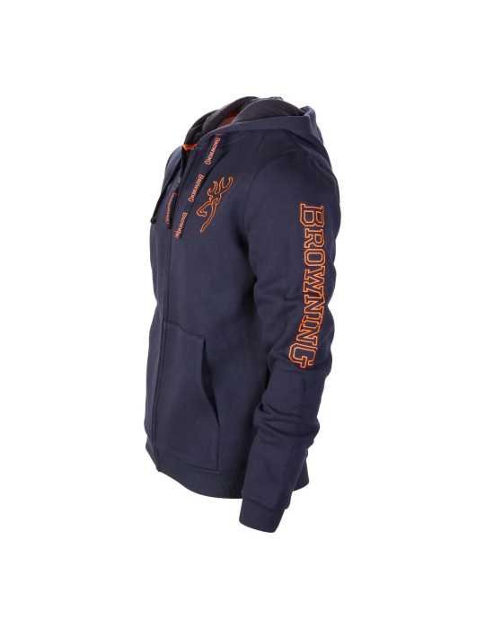 Sweatshirt Zip Snapshot Browning - Natusport