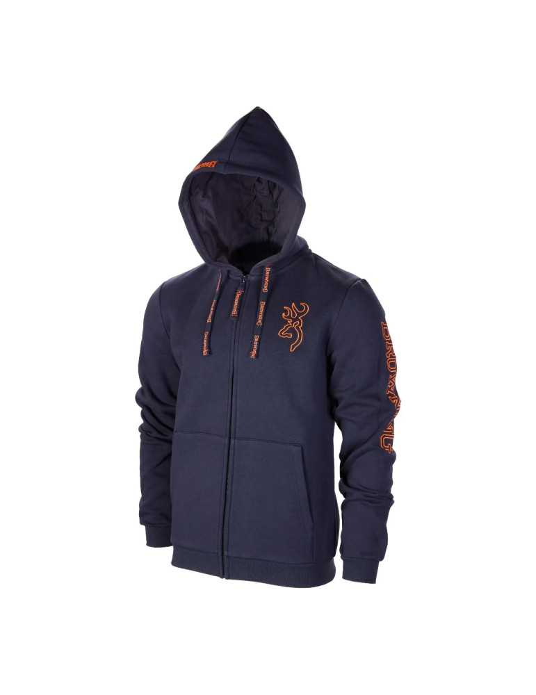 Sweatshirt Zip Snapshot Browning - Natusport